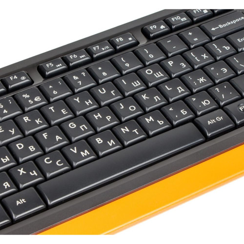 Клавиатура A4Tech Fstyler FK10 черный/оранжевый USB (FK10 ORANGE) Клавиатура A4Tech Fstyler FK10 черный/оранжевый USB (FK10 ORANGE)