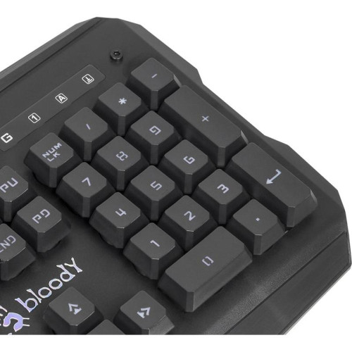 Клавиатура A4Tech Bloody B150N черный USB for gamer LED