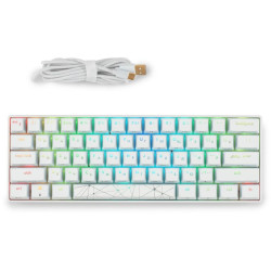 Клавиатура GMNG GG-KB505XW механическая белый USB беспроводная BT/Radio for gamer LED (1910522)