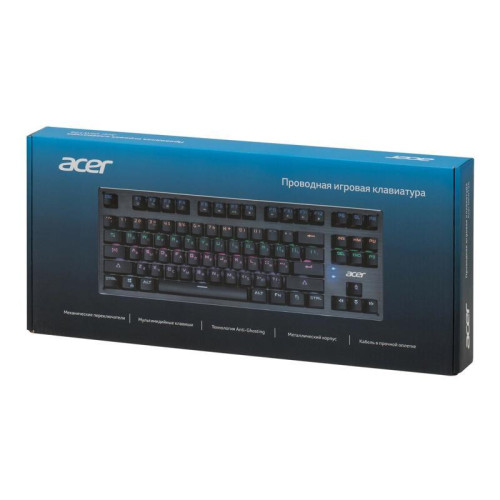 Клавиатура Acer OKW126 механическая черный USB Multimedia for gamer для ноутбука LED (ZL.KBDEE.00G) Клавиатура Acer OKW126 механическая черный USB Multimedia for gamer для ноутбука LED (ZL.KBDEE.00G)