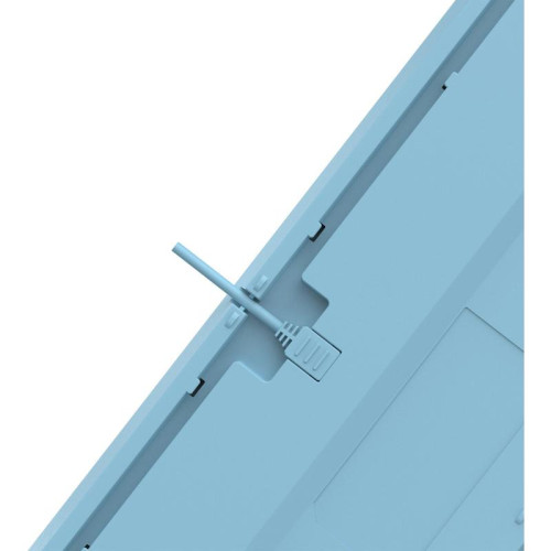 Клавиатура A4Tech Fstyler FS300 механическая белый/синий USB for gamer LED (FS300 PANDA SNOWBOARDING)