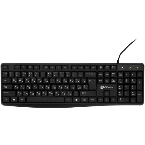 Клавиатура Oklick 145M черный USB (1659983)