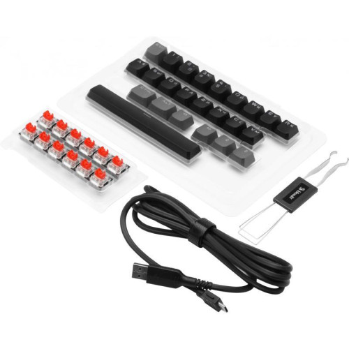 Клавиатура A4Tech Bloody S98 механическая желтый/серый USB for gamer LED (SPORTS LIME)