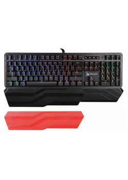 Клавиатура A4Tech Bloody B975 механическая черный USB Multimedia for gamer LED (подставка для запястий) (B975)