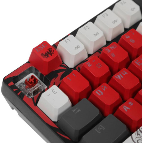Клавиатура A4Tech Bloody WS87 Naraka механическая черный/красный USB беспроводная BT/Radio Multimedia for gamer LED (WS87)