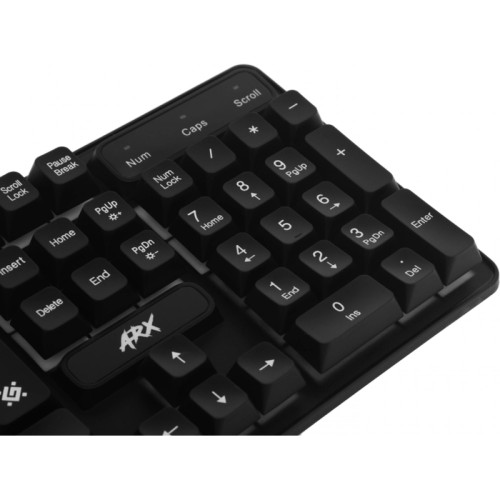 Клавиатура Defender Arx GK-196L RU черный USB for gamer LED Клавиатура Defender Arx GK-196L RU черный USB for gamer LED