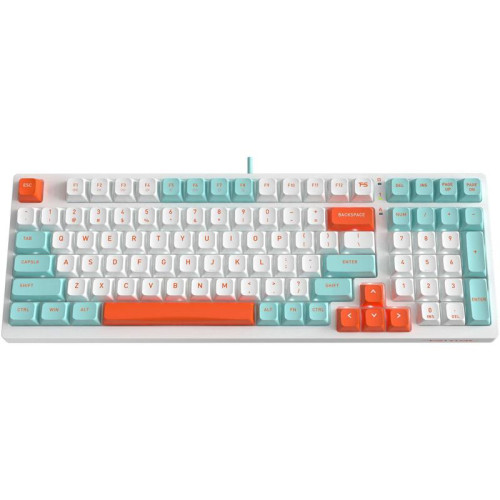 Клавиатура A4Tech Fstyler FS300 механическая белый USB for gamer LED (FS300 PANDA SNORKLENING)