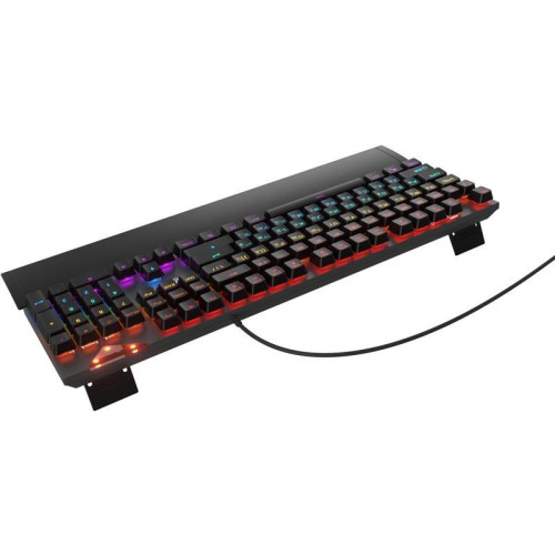 Клавиатура Oklick 935G RAGNAR механическая черный USB Multimedia for gamer LED (подставка для запястий)