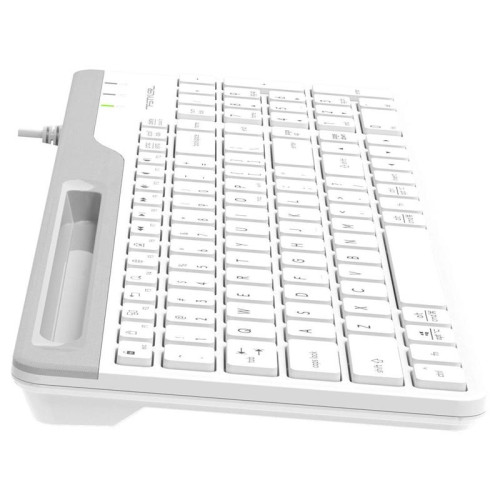 Клавиатура A4Tech Fstyler FK25 белый/серый USB slim