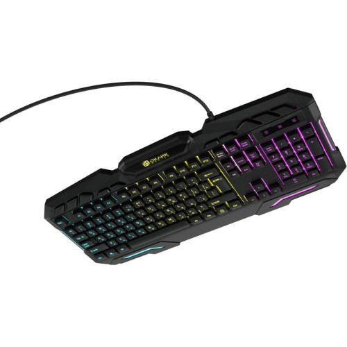 Клавиатура Oklick 700G Dynasty черный USB Multimedia for gamer LED