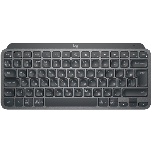 Клавиатура Logitech MX Keys Mini темно-серый/черный USB беспроводная BT/Radio LED (920-010501)