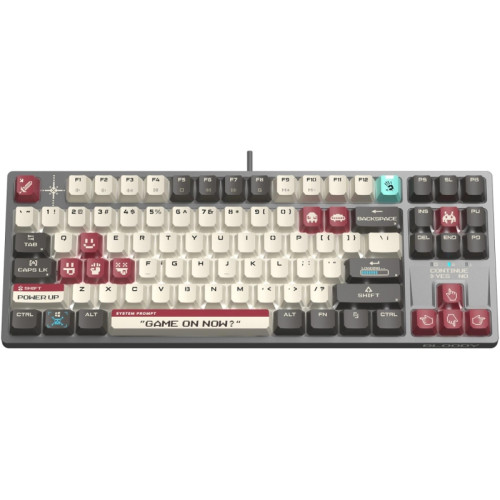 Клавиатура A4Tech Bloody S87 Pixels Red механическая серый/белый USB Multimedia for gamer LED (S87 PIXELS) Клавиатура A4Tech Bloody S87 Pixels Red механическая серый/белый USB Multimedia for gamer LED (S87 PIXELS)