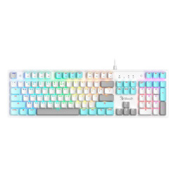 Клавиатура A4Tech Bloody S510N механическая белый USB for gamer LED (S510N (ICY WHITE ))