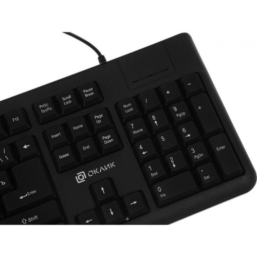 Клавиатура Oklick K135 черный USB (1914788)
