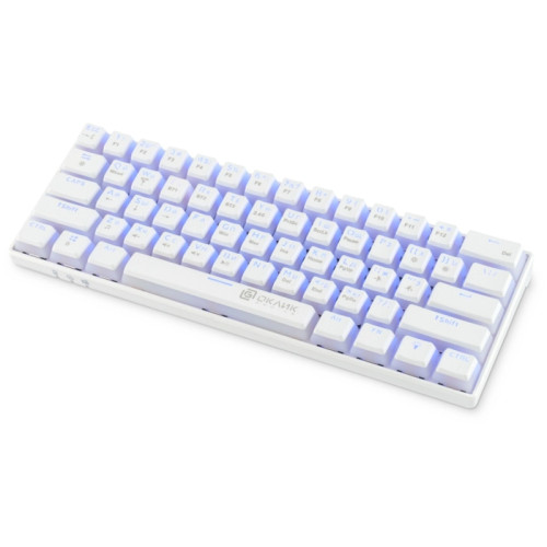 Клавиатура Oklick K763W механическая белый USB беспроводная BT/Radio Multimedia for gamer LED (1920562)