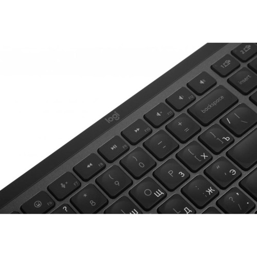 Клавиатура Logitech MX Keys S графитовый/черный USB беспроводная BT/Radio LED (920-011600)