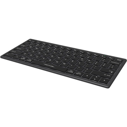 Клавиатура A4Tech Fstyler FX61 серый USB slim LED (FX61 GREY)