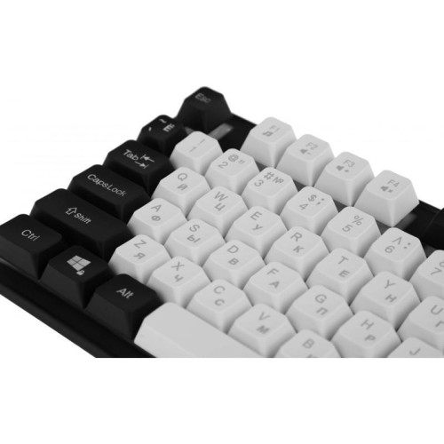 Клавиатура DEFENDER DARK KNIGHT GK-077 RU WH/BL 45078
