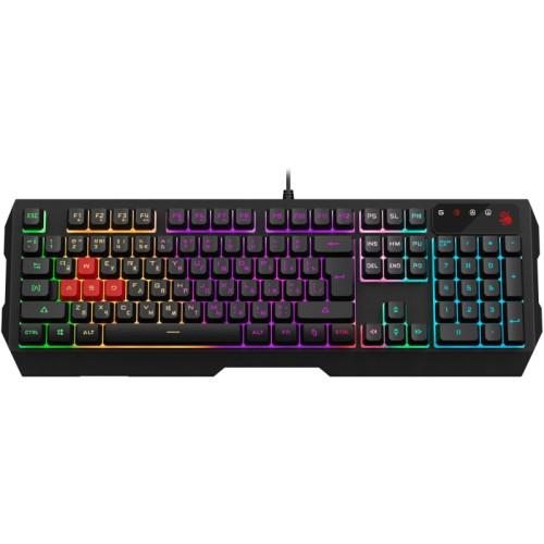 Клавиатура A4Tech Bloody B140N черный USB Multimedia for gamer LED (подставка для запястий) (B140N) Клавиатура A4Tech Bloody B140N черный USB Multimedia for gamer LED (подставка для запястий) (B140N)