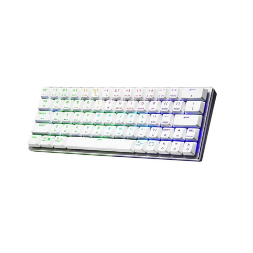 Клавиатура/ Cooler Master SK622 Silver White Hybrid Wireless Keyboard (Red Switch)