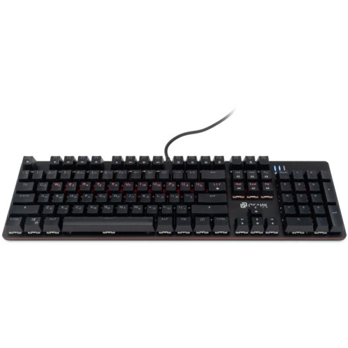 Клавиатура Oklick 990 G2 механическая черный USB Multimedia for gamer LED (1875240)