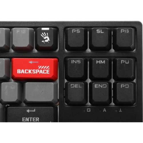 Клавиатура A4Tech Bloody S87 Energy механическая черный/красный USB for gamer LED (S87 USB ENERGY RED)