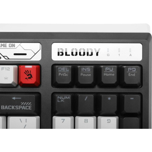 Клавиатура A4Tech Bloody B950 механическая серый/черный USB for gamer LED (B950)