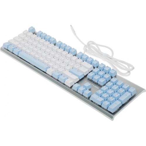 Клавиатура A4Tech Fstyler FS100 Neon механическая синий/белый USB for gamer LED (FS100) Клавиатура A4Tech Fstyler FS100 Neon механическая синий/белый USB for gamer LED (FS100)
