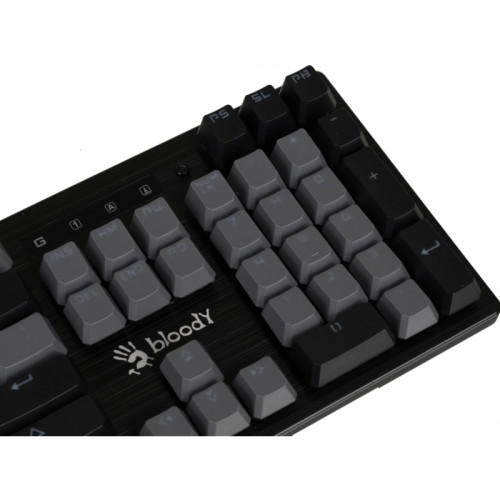 Клавиатура A4Tech Bloody B828N механическая черный/серый USB for gamer LED (B828N (GREY+BLACK))