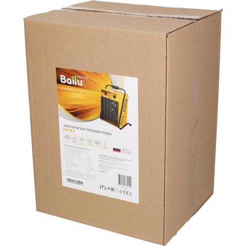 Тепловая пушка электрическая/ Тепловая пушка электрическая Ballu BHP-M-9 желтый/черный