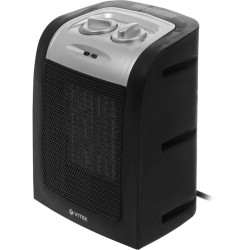 Тепловентилятор/ Тепловентилятор Vitek VT-2067 1800Вт черный/серебристый