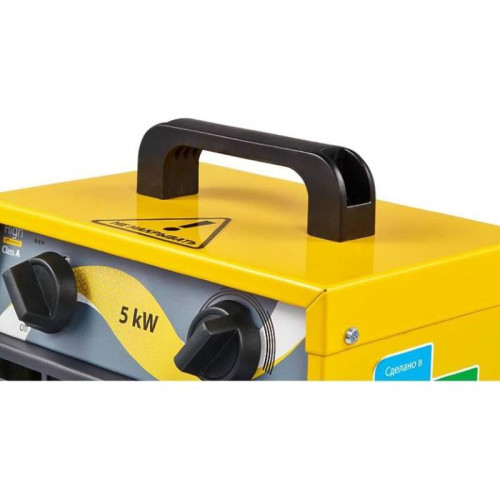 Тепловая пушка электрическая/ Тепловая пушка электрическая Ballu BHP-ME-5 5000Вт желтый/черный