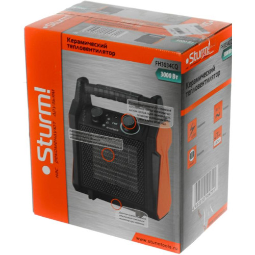 Тепловая пушка электрическая/ Тепловая пушка электрическая Sturm! FH3034CQ оранжевый