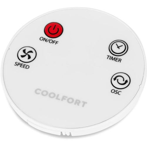 Вентилятор напольный/ Вентилятор напольный Coolfort CF-2030 50Вт скоростей:3 ПДУ белый/черный Вентилятор напольный/ Вентилятор напольный Coolfort CF-2030 50Вт скоростей:3 ПДУ белый/черный
