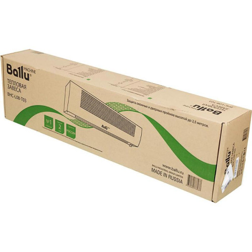 Тепловая завеса/ Тепловая завеса Ballu Eco Power BHC-L08-T03 3кВт белый