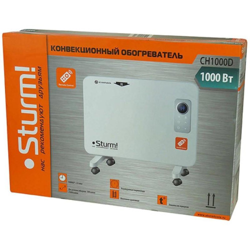 Конвектор/ Конвектор Sturm! CH1000D 1000Вт белый