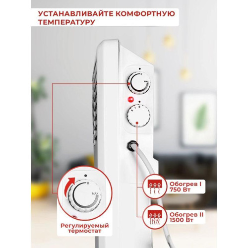 Конвектор/ Конвектор Ресанта ОК-1500 1500Вт белый Конвектор/ Конвектор Ресанта ОК-1500 1500Вт белый
