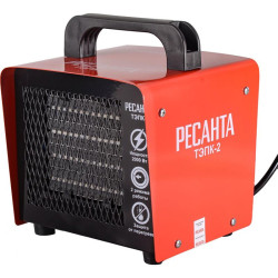 Тепловая пушка электрическая/ Тепловая пушка электрическая Ресанта ТЭПК-2 2000Вт красный