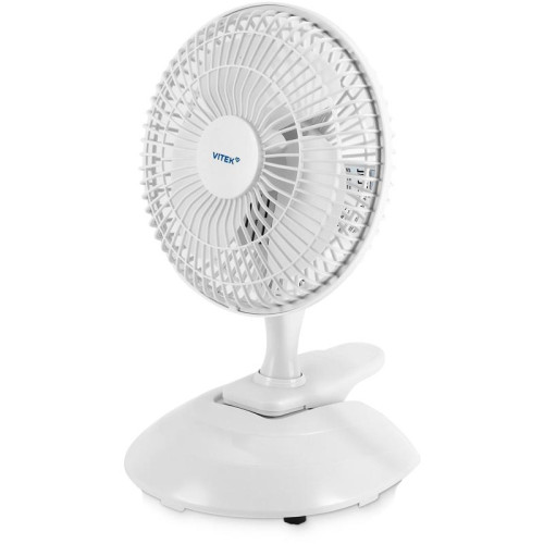 Вентилятор настольный/ Вентилятор настольный Vitek VTF-0610 13Вт скоростей:3 белый