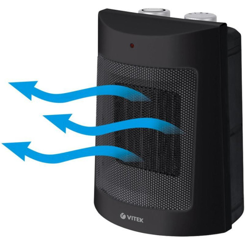 Тепловентилятор/ Тепловентилятор Vitek Midnight VT-2064 1800Вт черный