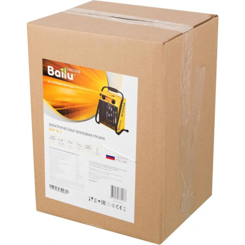 Тепловая пушка электрическая/ Тепловая пушка электрическая Ballu BHP-M-5 желтый/черный