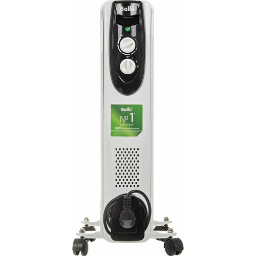 Радиатор масляный/ Радиатор масляный Ballu Classic BOH/CL-07WRN 1500Вт белый/черный