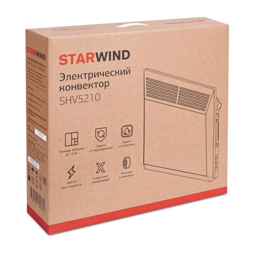 Конвектор/ Конвектор Starwind SHV5210 1000Вт белый