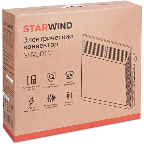 Конвектор/ Конвектор Starwind SHV5010 1000Вт белый