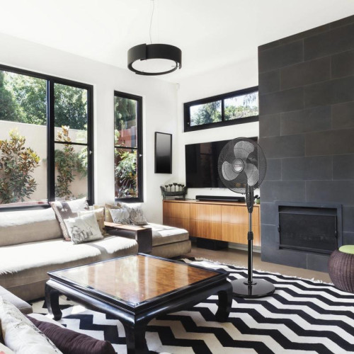 Вентилятор напольный/ Вентилятор напольный Ballu BFF-815 40Вт скоростей:3 черный