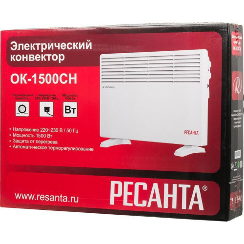 Конвектор/ Конвектор Ресанта ОК-1500СН 1500Вт белый