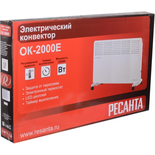 Конвектор/ Конвектор Ресанта ОК-2000Е 2000Вт белый