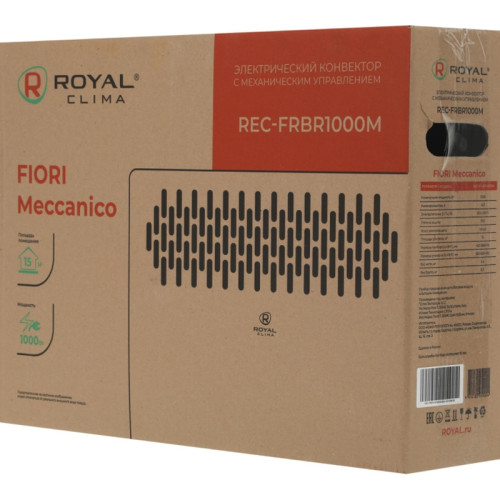 Конвектор/ Конвектор Royal Clima Fiori Meccanico REC-FRBR1000M 1000Вт черный Конвектор/ Конвектор Royal Clima Fiori Meccanico REC-FRBR1000M 1000Вт черный