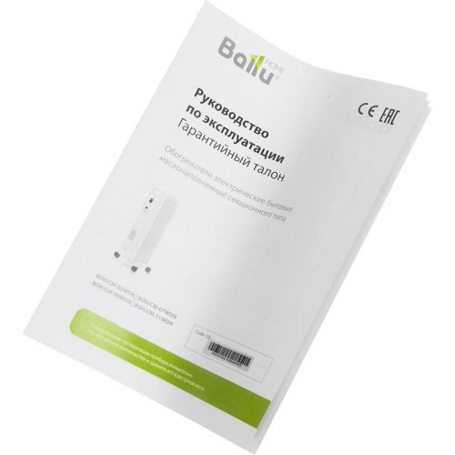 Радиатор масляный/ Радиатор масляный Ballu Comfort BOH/CM-07WDN 1500Вт белый/черный