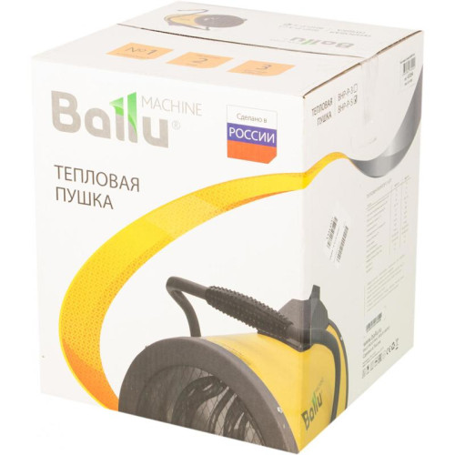 Тепловая пушка электрическая/ Тепловая пушка электрическая Ballu BHP-P-5 желтый/черный